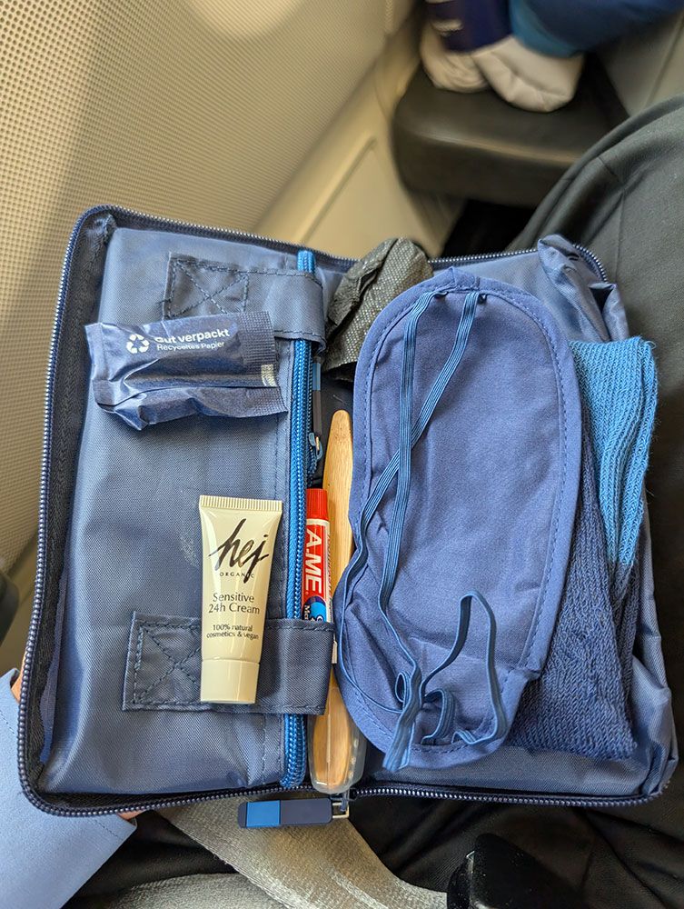 Inhalt des Amenity Kits