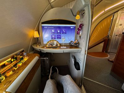 Emirates First Class - Sitzplatz