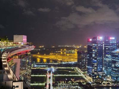 Marina Bay Sands Pool, Singapur