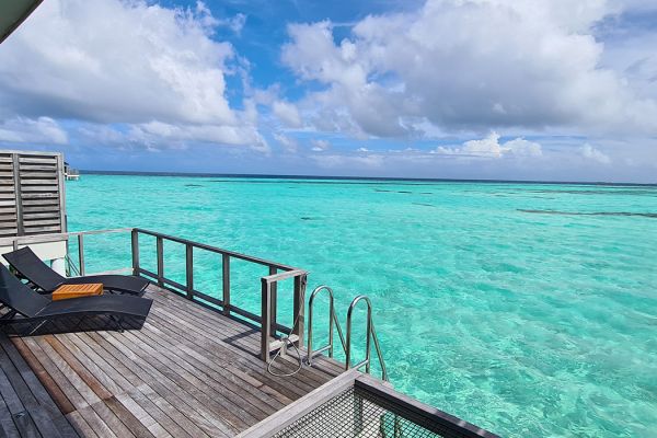 Überwasser Villa im Le Méridien auf den Malediven