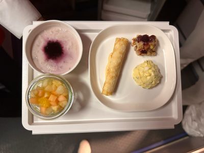 Edelweiss Business Class - Nachspeise