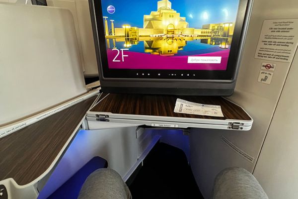 Qatar Airways Business Class - Beinfreiheit