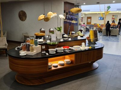 Frühstücksbuffet in der Concordia Lounge