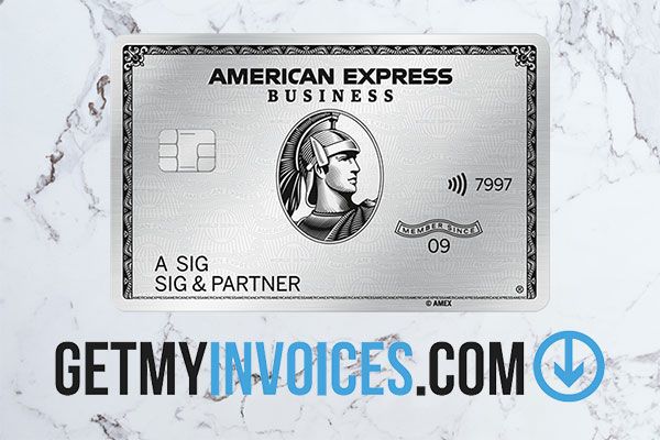 GetMyInvoices ist ein Benefit der American Express Business Platinum Card