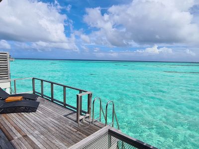 Überwasser Villa im Le Méridien auf den Malediven