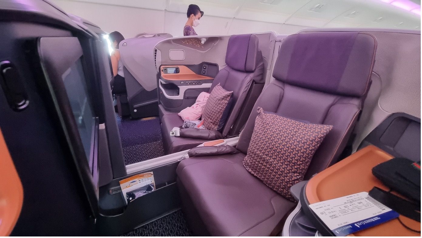 Singapore Airlines Business Class im A380