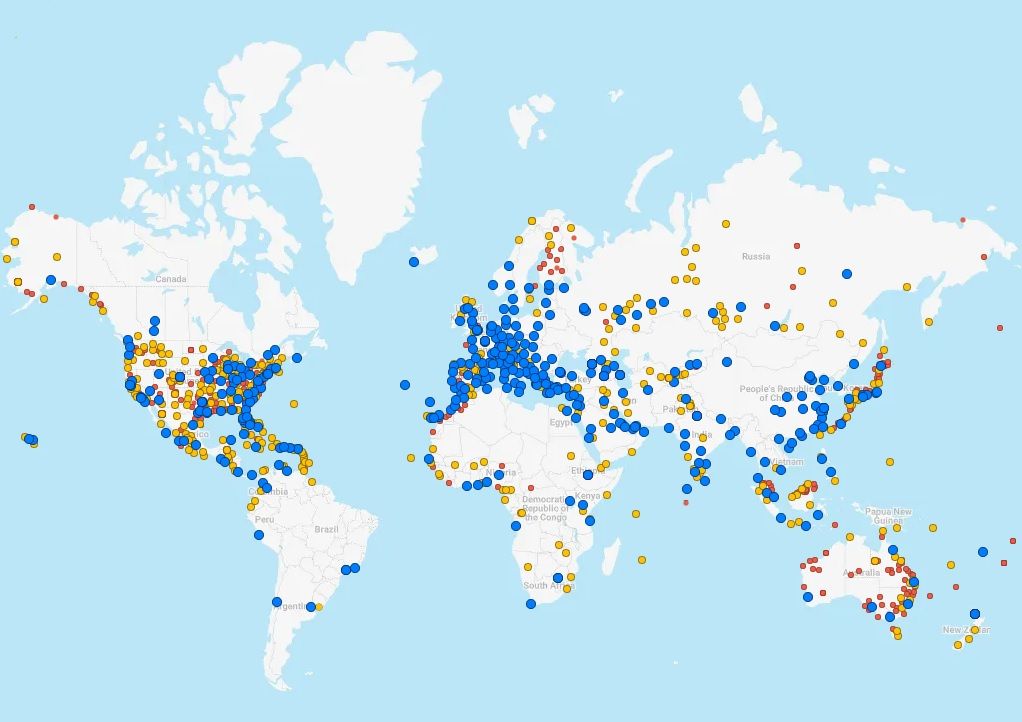 Streckennetz oneworld Alliance