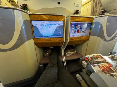 Emirates Business Class - Sitzplätze