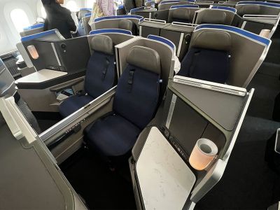 United Airlines Business Class Polaris