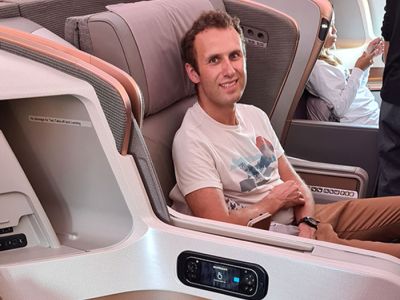 Singapore Airlines A350 Business Class Sitz