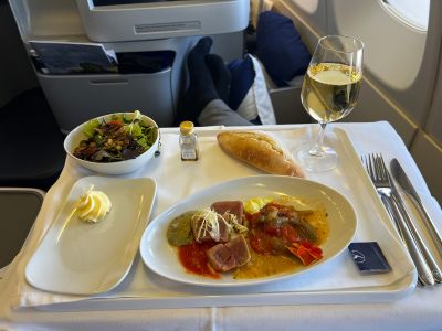 Lufthansa Business Class - Vorspeise