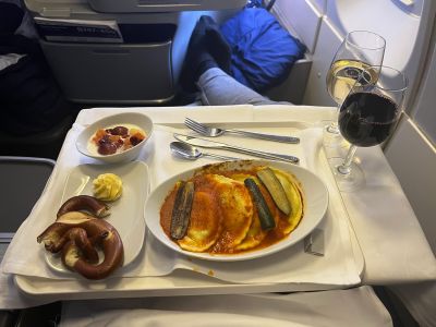 Lufthansa Business Class - Speise