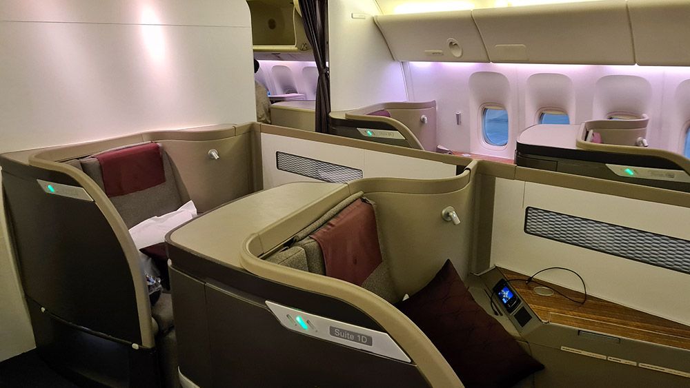 Qatar Airways First Class Boeing 777-300ER