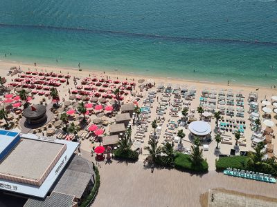 Ausblick zum Strand