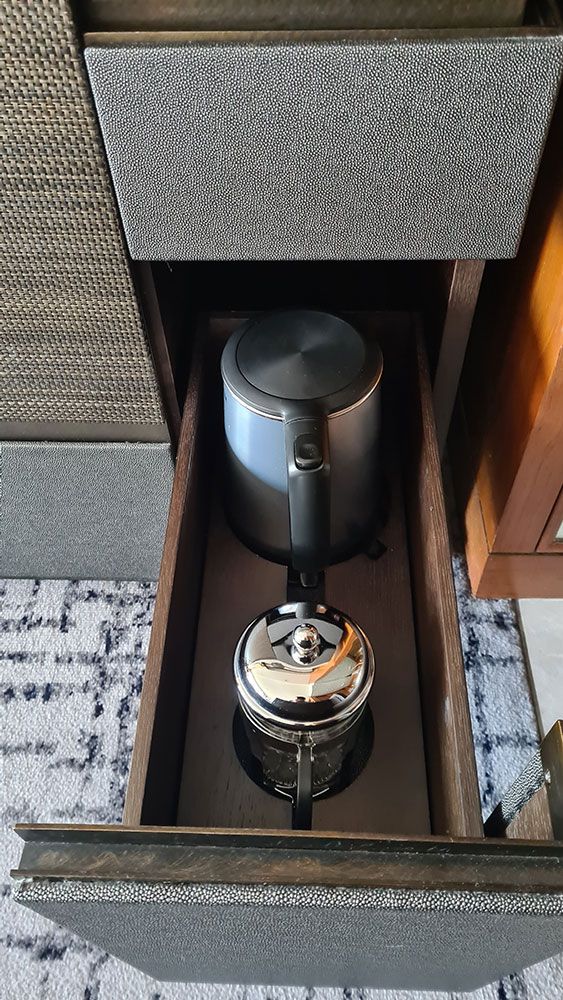 Wasserkocher und French Press