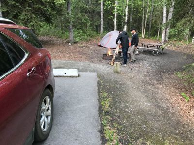 Campingplatz am Eklutna Lake