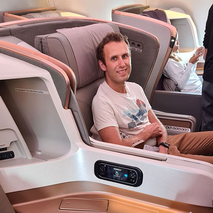 Singapore Airlines A350 Business Class Sitz