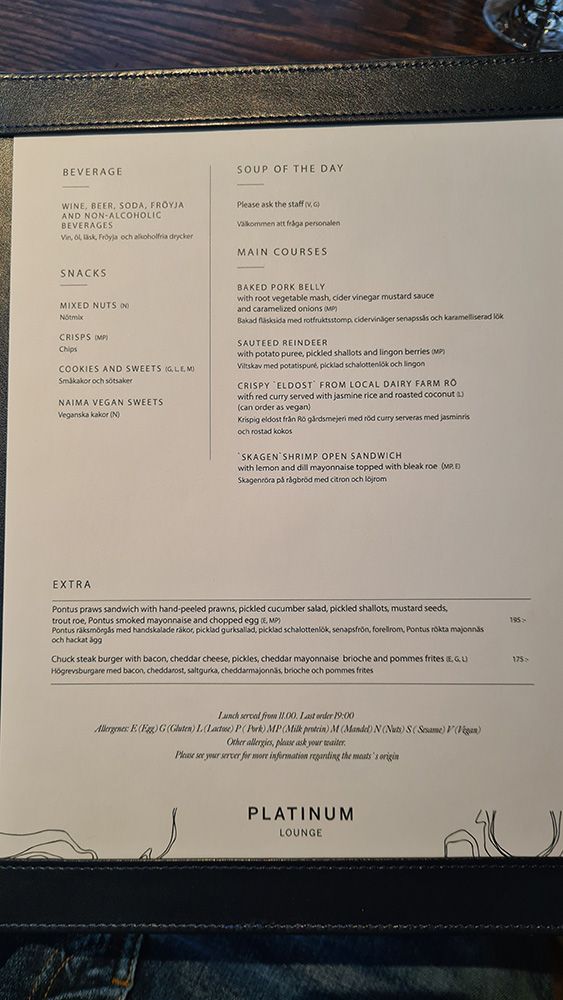 Speisekarte