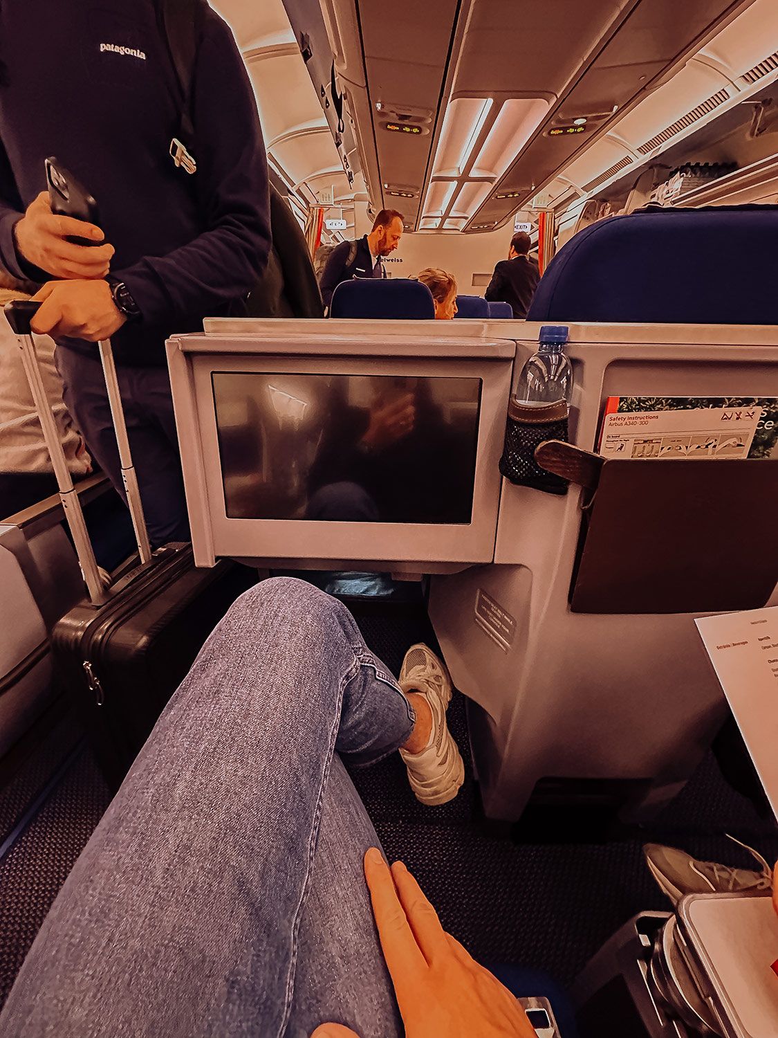 Edelweiss Business Class - Sitz Mitte