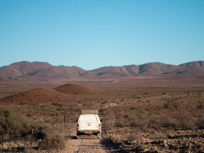 Fahrt zur Campsite