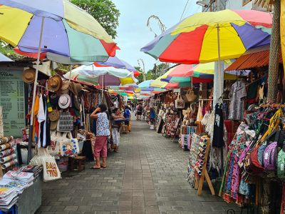 Shoppen in Ubud, Indonesien