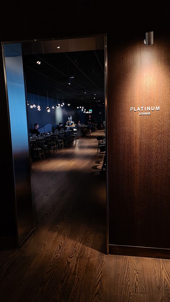 Eingang zum Platinum Bereich