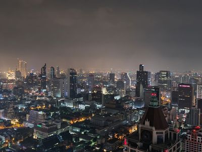 Blick vom Vertigo auf die Stadt