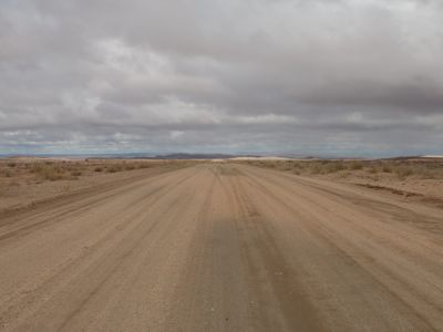 Schotterpiste in Namibia