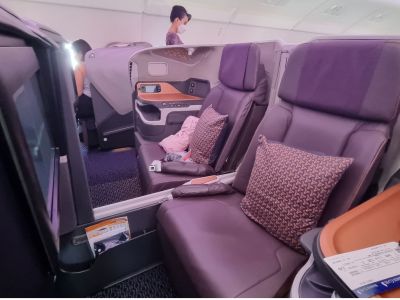 Singapore Airlines Business Class im A380