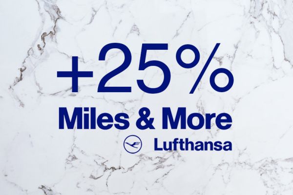 25% Bonus Miles and More
