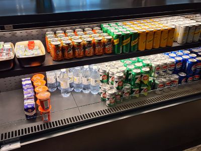 ahlan First Class Lounge Dubai Softdrinks