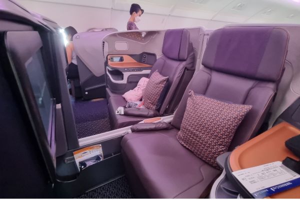 Singapore Airlines Business Class im A380