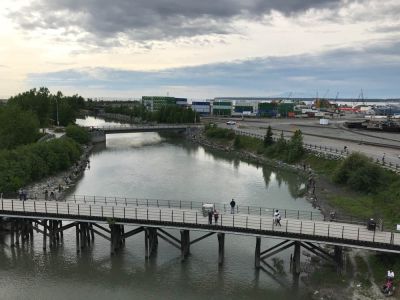 Angler in Anchorage