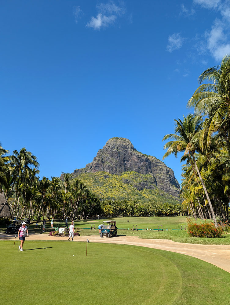 Driving Range im Paradis Beachcomber auf Mauritius