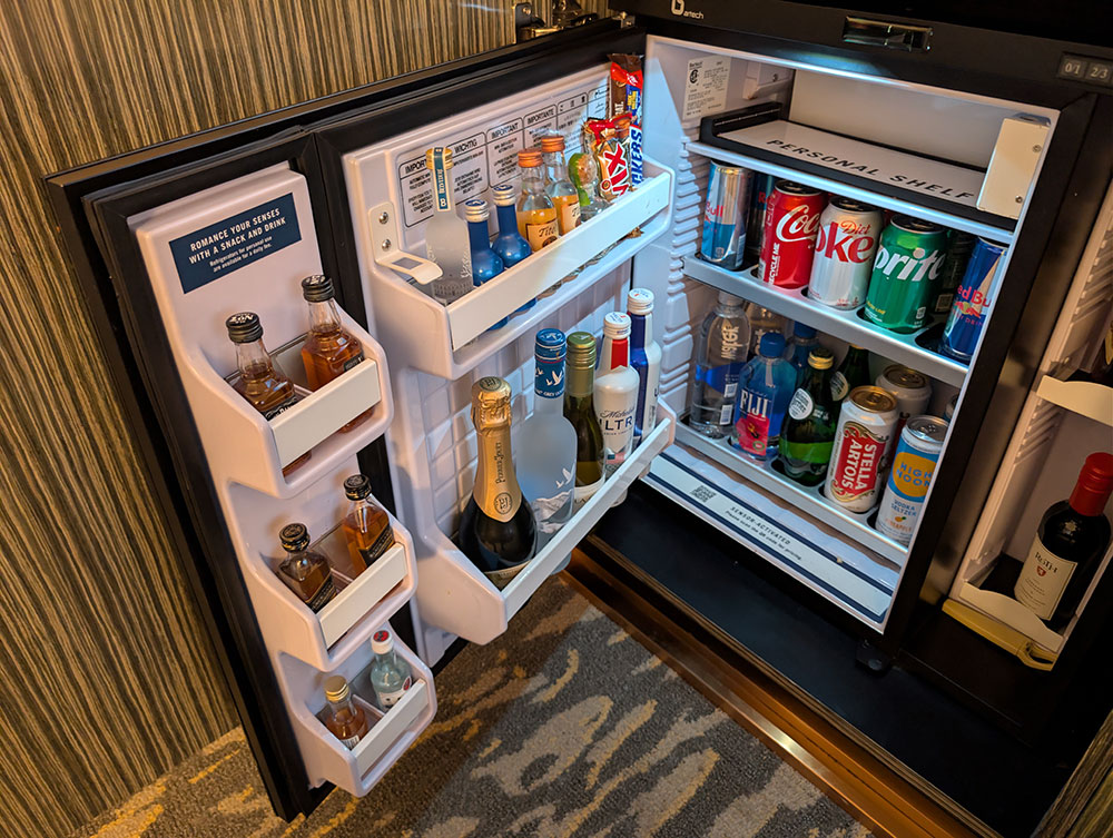 Minibar Bellagio Las Vegas