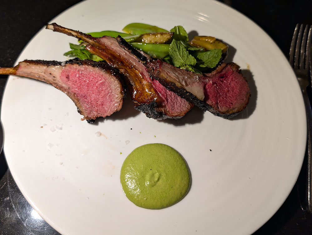 Lammkoteletts im Spago