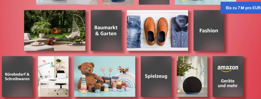 Meilen sammeln bei Amazon