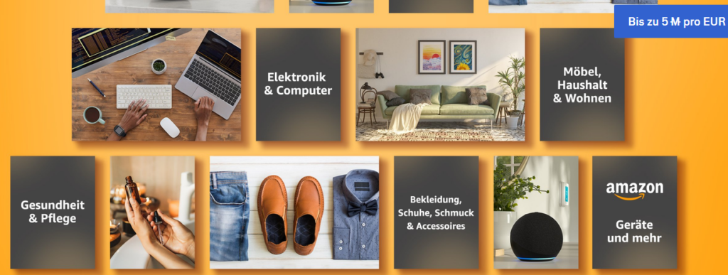 Meilen sammeln bei Amazon