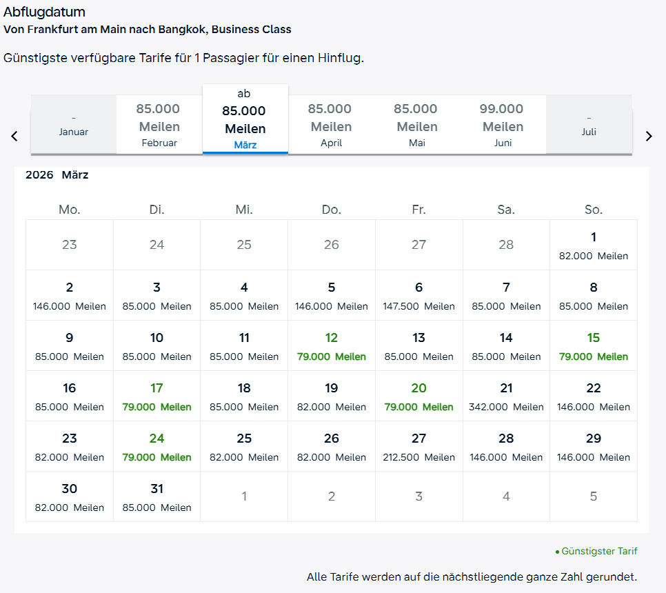Mit Meilen nach Thailand mit Flying Blue