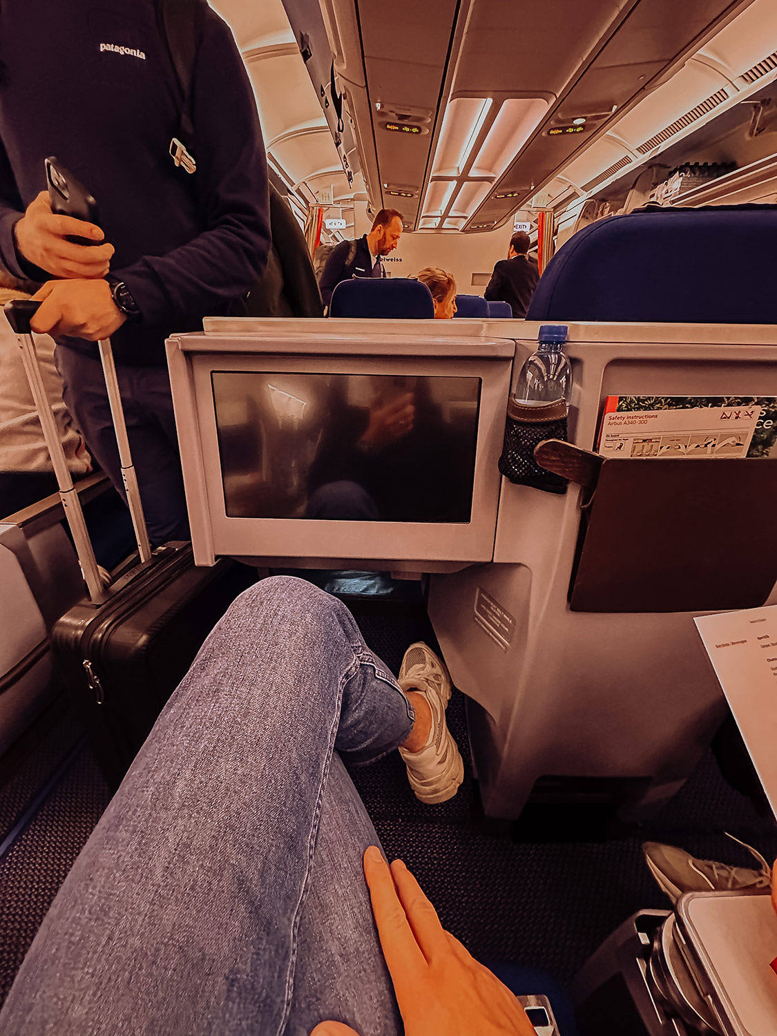 Edelweiss Business Class - Sitz Mitte