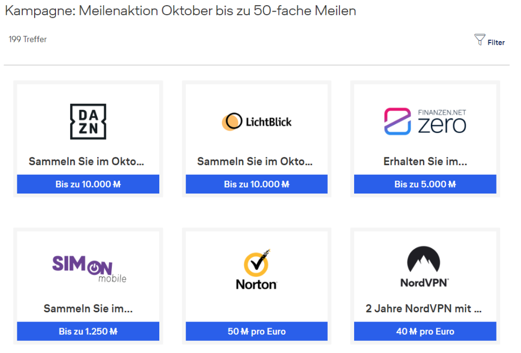 Aktionen im Oktober