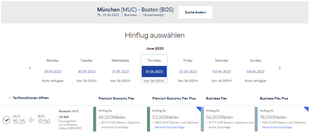 Mit dem A380 nach Boston