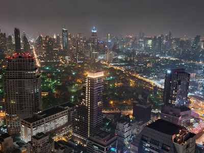 Blick vom Vertigo auf die Stadt