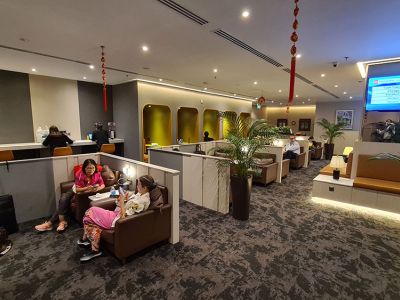 Sitzecken in der Lounge