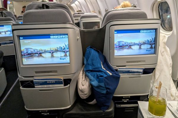 Discover Airlines A330 Business Class Sitz 5K
