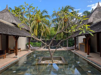 Innenhof vom Spa im Paradis Beachcomber auf Mauritius