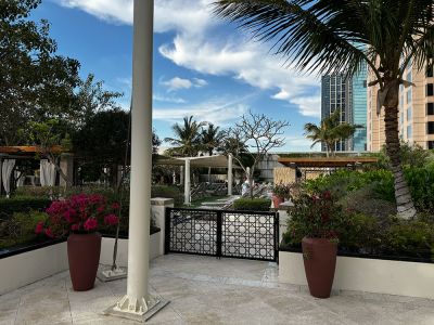 Liegen auf der Dachterrasse