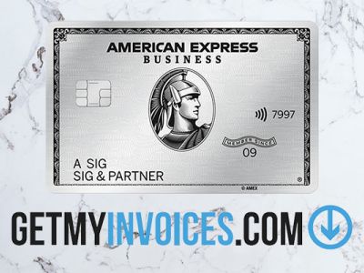 GetMyInvoices ist ein Benefit der American Express Business Platinum Card