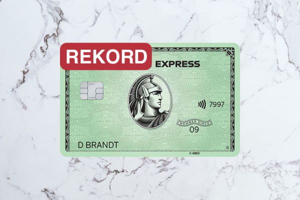 Rekordbonus bei der American Express Card